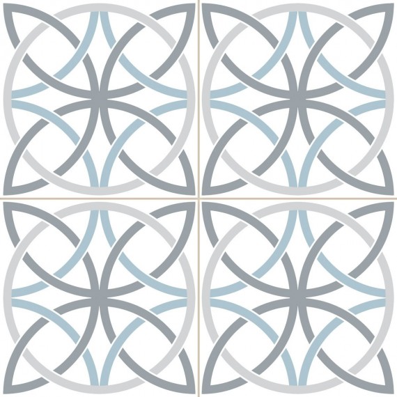 Плитка DG_CH_B_WH Chic Collection BOSHAM WHITE 45х45