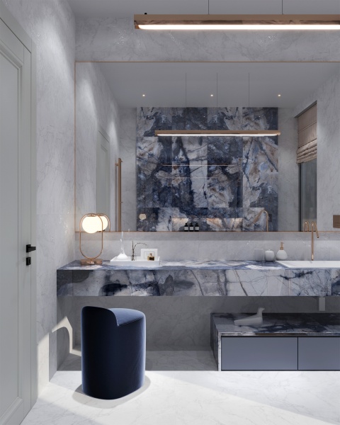 Bergamo Blue Arcadia Ceramica