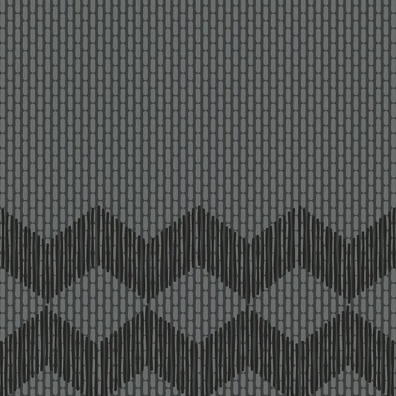 Керамогранит TAPE ZIGZAG HALF BLACK 20,5X20,5