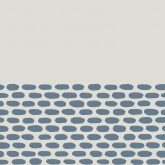 Mutina TAPE COBBLE HALF BLUE 20,5X20,5