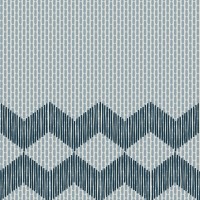 Mutina TAPE ZIGZAG HALF BLUE 20,5X20,5