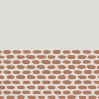 Mutina TAPE COBBLE HALF BROWN 20,5X20,5