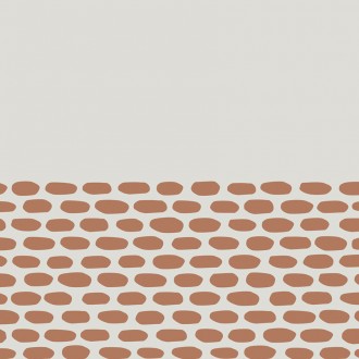 Mutina TAPE COBBLE HALF BROWN 20,5X20,5