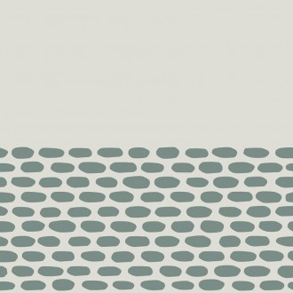 Mutina TAPE COBBLE HALF GREEN 20,5X20,5