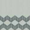 Mutina TAPE ZIGZAG HALF GREEN 20,5X20,5