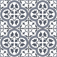 Hampton Blue Pre-Cut 45x45
