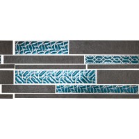 101004 Mos. RAKU BRICK BLACK CLAY 25.9x60.2