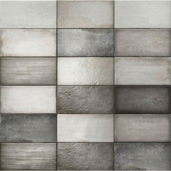 Плитка 512084 DECORATED QUAY GREY 10X20