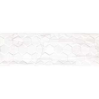 Brennero White Hexagon 25x75