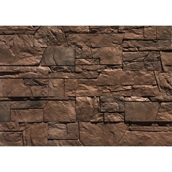 Декоративный камень  Искусственный камень 1-28-01 Безенгийская стена 9х16.7 9х26.5 9х44 (комплект из трех размеров)