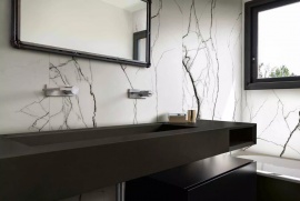 B&W MARBLE (Floor Gres)
