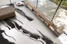 B&W MARBLE (Floor Gres)