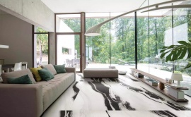 B&W MARBLE (Floor Gres)