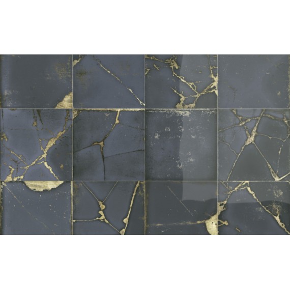 Керамическая плитка 563560 Blue Patch Gold 20*20