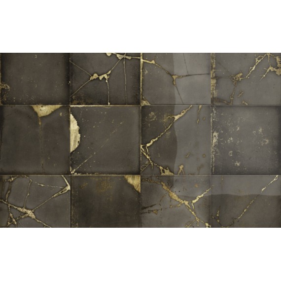 Керамическая плитка 563561 Brown Patch Gold 20*20