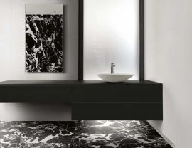 B&W MARBLE (Floor Gres)