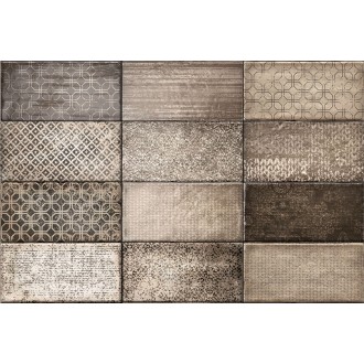 512083 DECORATED QUAY BROWN 10X20