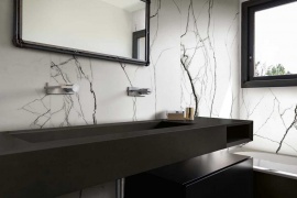 B&W MARBLE (Floor Gres)