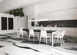 B&W MARBLE (Floor Gres)