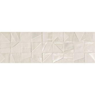 fRH8 Плитка Mat&More Domino White 25x75