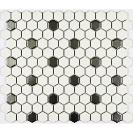 Мозаика Babylon Silver matt 26x30