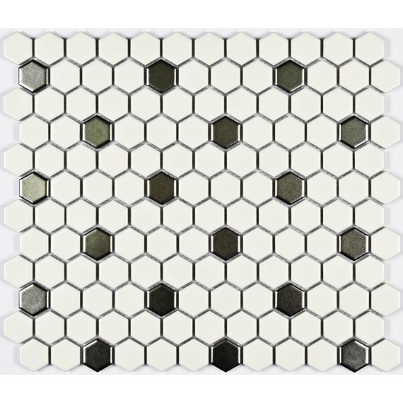 Мозаика Babylon Silver matt 26x30