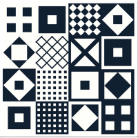 TWENTY Blues nat Mix 20x20