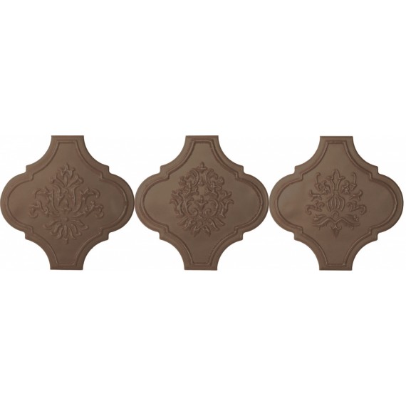 Satin Dec Arabesque Tufo 14.5x14.5