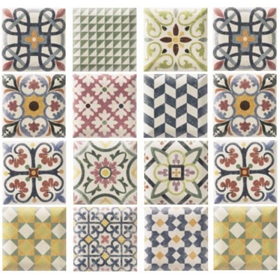 Плитка Decor Enzo Mix12 15х15