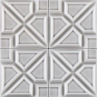 Плитка MILA5 MILANO ARGENTO Craquele 13X13