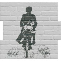 17500- Decoro A Bianco 3 PZ 95.7x96.8