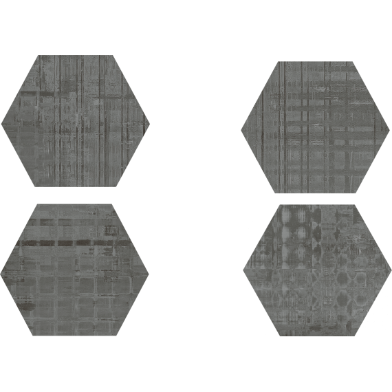 Керамогранит Skyline Hex 25 Anthracite (Mix) 25x22