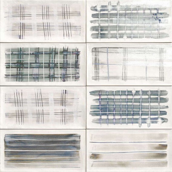 Плитка PT02918 Deco Aquarel Grey 15x30