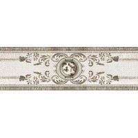 Астерия бордюр Светло-бежевый узор 95х300