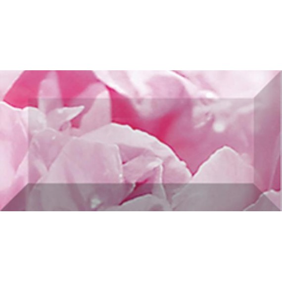 Керамическая плитка Бордюр рельефный Peony br1020D281-2 20х10