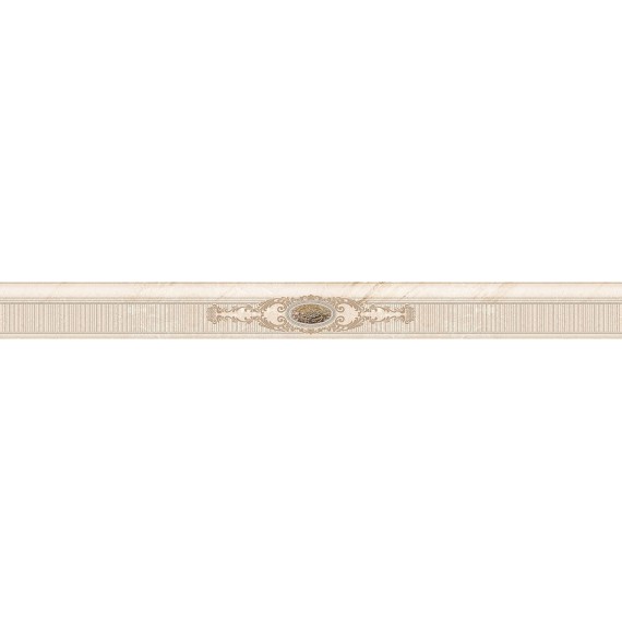 Керамическая плитка Бордюр 771 Плитка Eclipse Light Beige 8x29,5