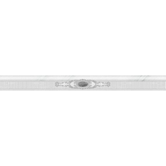Керамическая плитка Бордюр 776 Плитка Eclipse Grey 8x29,5