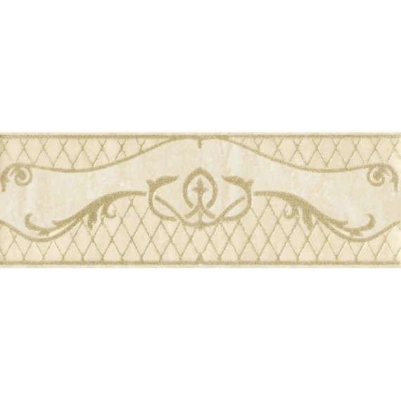 Керамическая плитка Бордюр Regina beige 01 8.5х25