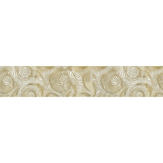 Керамическая плитка Бордюр Shell Ammonte 7.6x40