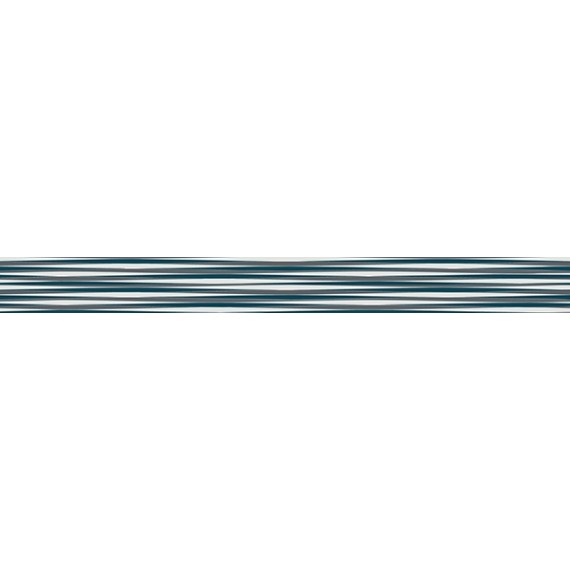 Керамическая плитка Бордюр Stripes чёрный 5х50