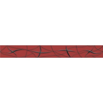 Бордюр VELA CARMIN STELLA 6,2x50,5