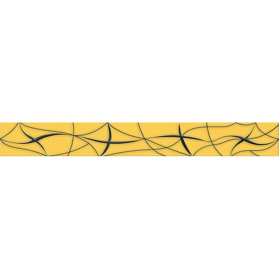 Керамическая плитка Бордюр VELA OCHRA STELLA 6,2x50,5