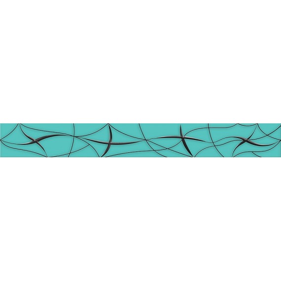 Керамическая плитка Бордюр VELA TIFFANI STELLA 6,2x50,5