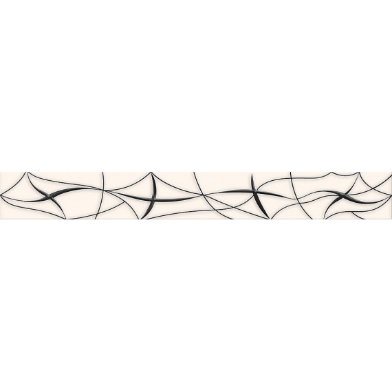Керамическая плитка Бордюр Vela Beige Stella 6,2x50,5