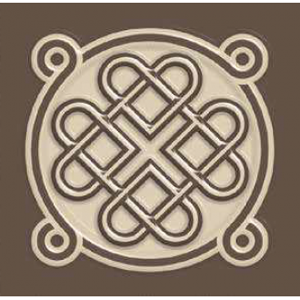 Декоративная вставка Celt Beige неполированная 5.8x5.8x7