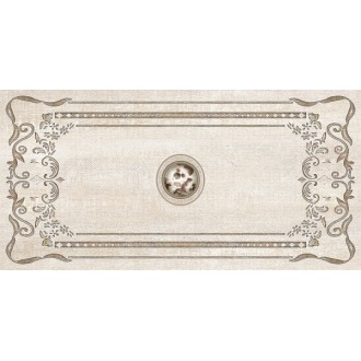 Декор Астерия Светло-бежевый узор 600х300