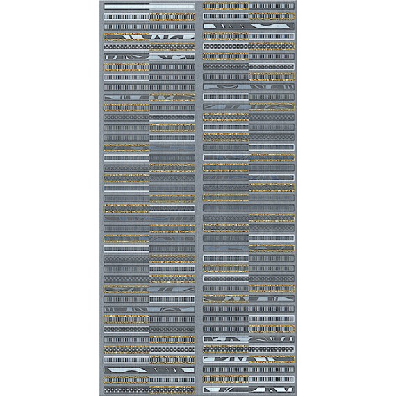 Керамическая плитка Декор Aura Atlantic Geometria 31,5x63