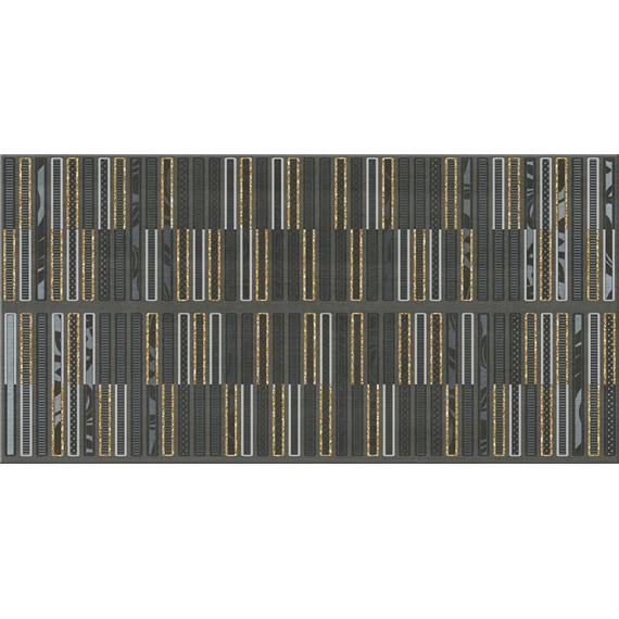 Керамическая плитка Декор Aura Grafite Geometria 31,5x63