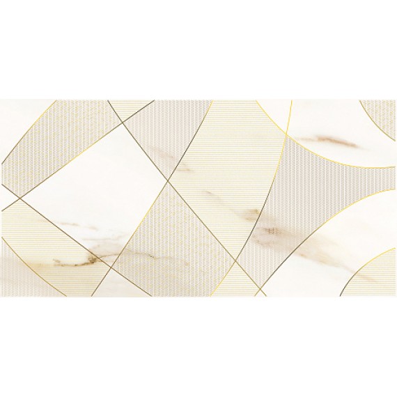 Керамическая плитка Декор Calacatta Royal Geometria 63x31.5
