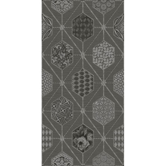 Керамическая плитка Декор Devore Gris Geometria 31.5x63